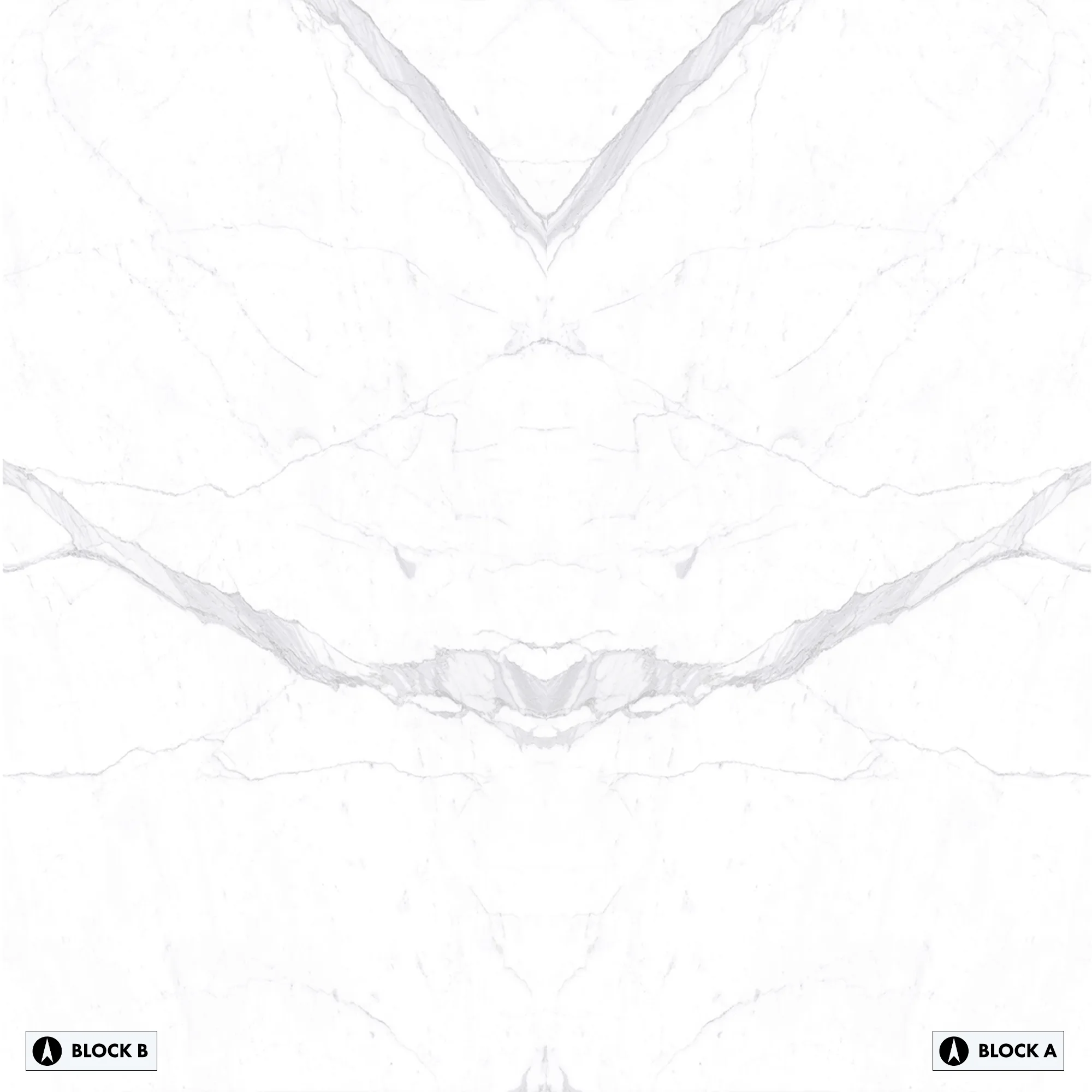 CALACATTA STATUARIO BOOKMATCHED